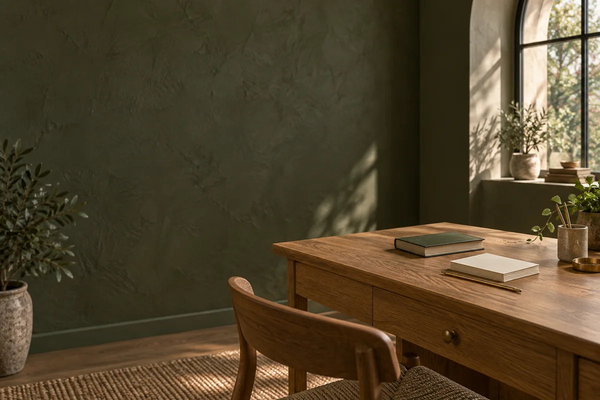 A closed book, blank cards and a pencil in a quiet study room